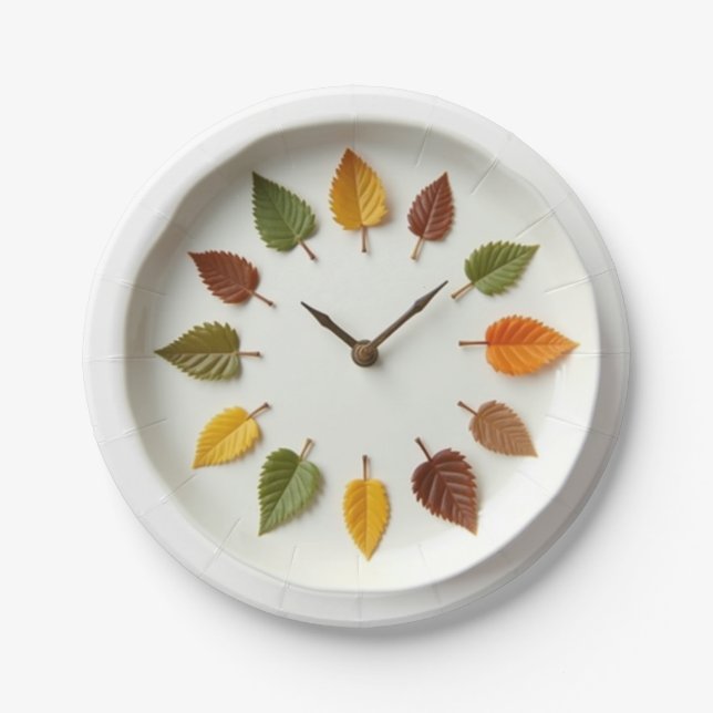 Assiettes En Carton Heure du printemps (Devant)