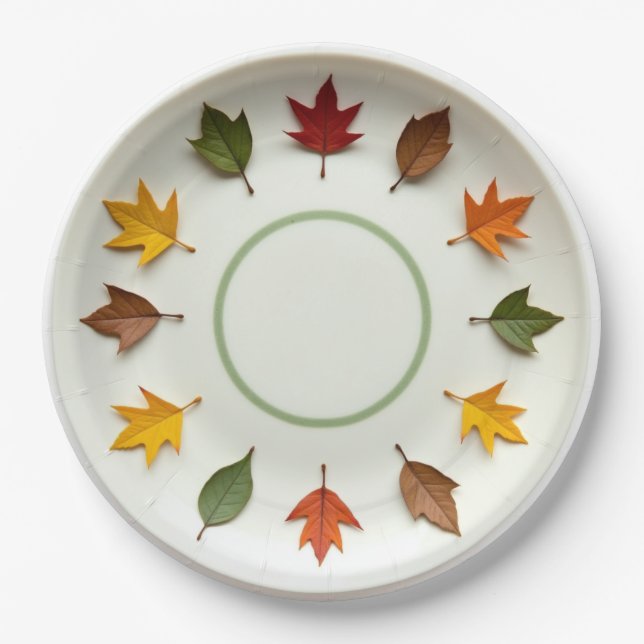 Assiettes En Carton Heure du printemps (Devant)