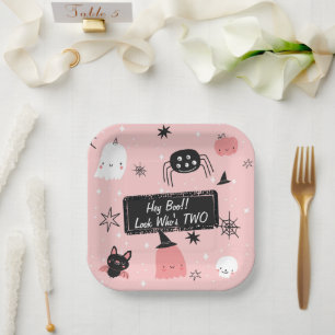 Assiettes En Carton Hey Boo Regardez qui est deux belles plaques de pa