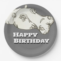 Hippo tête Anniversaire
