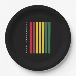 Assiettes En Carton Histoire noire afro-américaine 1865
