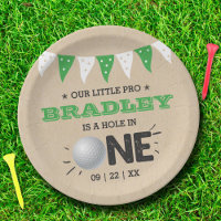 Hole In One Boys Golf 1er Anniversaire Par tee