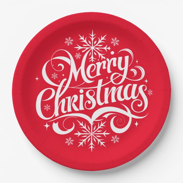 Assiettes En Carton Holiday  (Devant)