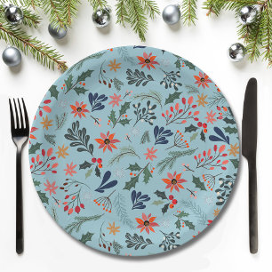 Assiettes En Carton Holiday Christmas