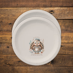 Assiettes En Carton Holiday Turquie Ajouter un texte personnalisé
