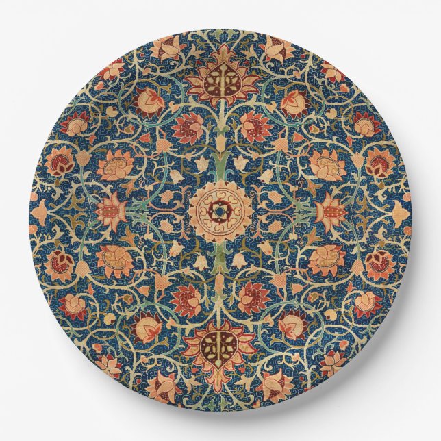 Assiettes En Carton Holland Park Design (par William Morris) (Devant)