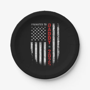 Assiettes En Carton Hommes Patriotiques Promus À Daddy Est 2025 Premie