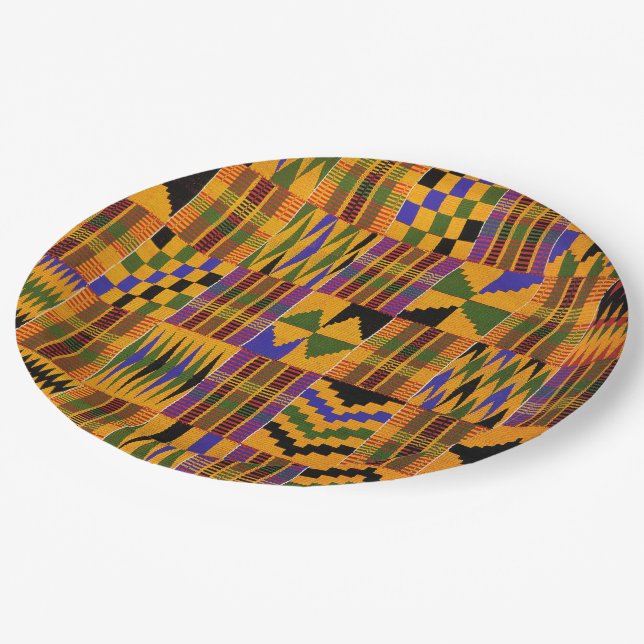 Assiettes En Carton Hors d'Afrique (Angle)