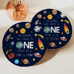 Assiettes En Carton Houston Nous avons un an 1er anniversaire fête<br><div class="desc">Ce sont Houston Nous avons un an d'âge 1er Anniversaire Plaques de papier fête anniversaire!</div>