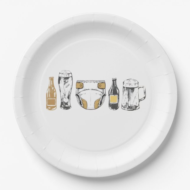 Assiettes En Carton Huggies and Chuggies (Devant)