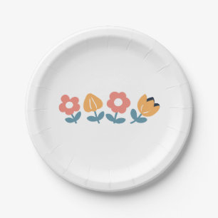 Assiettes En Carton Hugs, Nez Humide et Vibes de Printemps - Animaux d