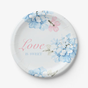 Assiettes En Carton Hydrangeas Pastel Bloom