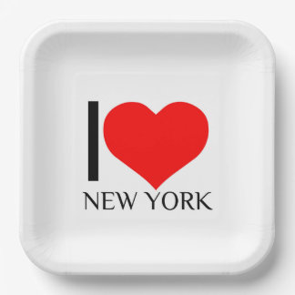 ASSIETTES EN CARTON I HEART