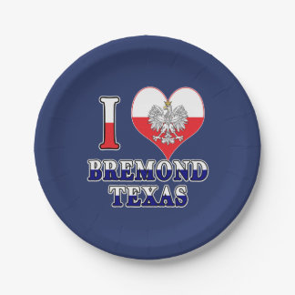 Assiettes En Carton I Heart Love Bremond Texas