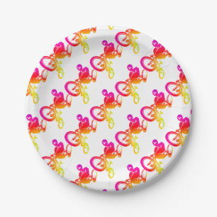 Assiettes En Carton I Love BMX