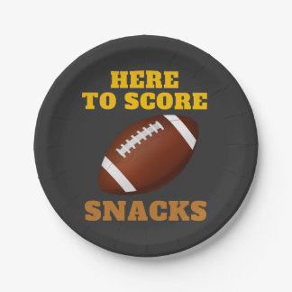 Assiettes En Carton Ici Pour Score Des Snacks