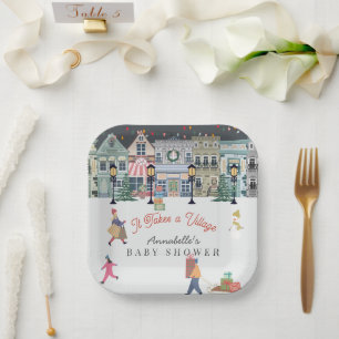 Assiettes En Carton Il Faut Un Baby shower Village Vacances