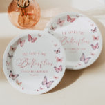 Assiettes En Carton Il Me Donne Des Papillons Doux Fête des mariées Ro<br><div class="desc">Voici qu'Il Me Donne Des Papillons Doux Pink Fête des mariées Plaques de papier!</div>
