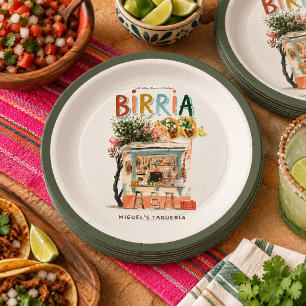 Assiettes En Carton Il y a toujours Birria Family Taqueria