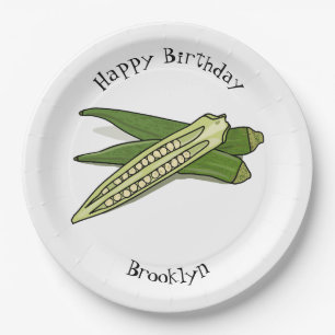 Assiettes En Carton Illustration d'Okra