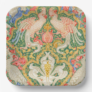 Assiettes En Carton Illustration vintage de Walter Crane représentant 