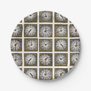 Assiettes En Carton Image Big Ben pour Plaque papier