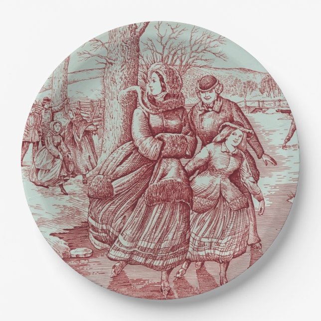 Assiettes En Carton Image de Noël en édition limitée Spode (Devant)