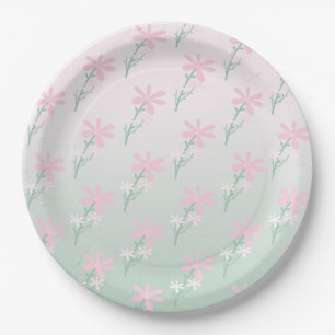 Assiettes En Carton Imaginaire rose princesse fête d'anniversaire