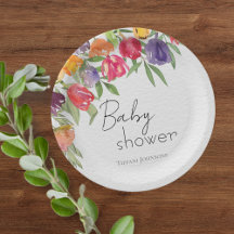 Imaginaire Tulip Baby shower d'inspiration florale