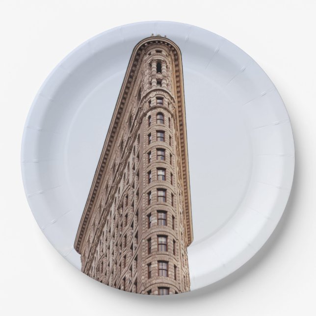 Assiettes En Carton immeuble Flatiron  (Devant)