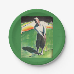Assiettes En Carton Impression de golf 1934