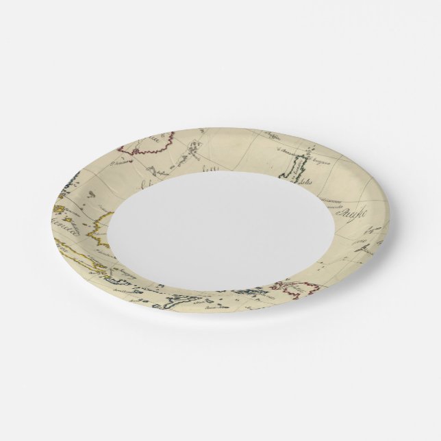 Assiettes En Carton Indes orientales (Angle)