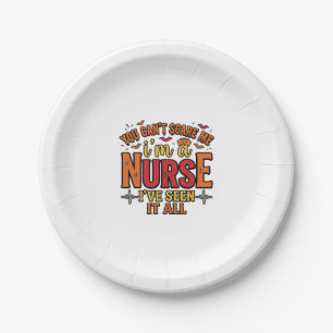 Assiettes En Carton Infirmière Drôle Halloween Tu Ne Peux Pas Me Faire