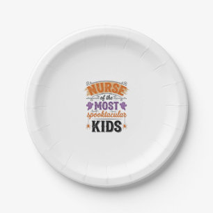 Assiettes En Carton Infirmière Halloween Spooktacular Enfants Design V