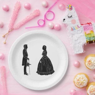 Assiettes En Carton Invitation carte postale