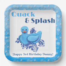 Invitation pour les 3 ans de Quack and Splash Duck