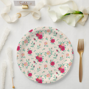 Assiettes En Carton Invitation pour une fête d'anniversaire de fille a