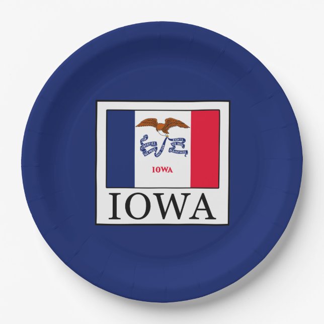 Assiettes En Carton Iowa (Devant)