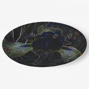 Assiettes En Carton Iris brillant