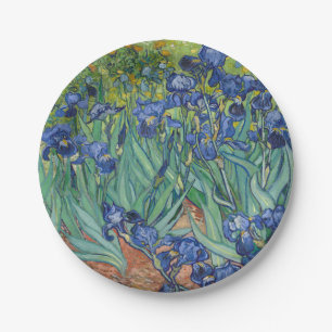 Assiettes En Carton Irises par Van Gogh