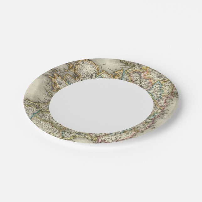 Assiettes En Carton Irlande 13 (Angle)