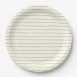 Assiettes En Carton Ivoire massif et couleur amande Minimaliste Modern
