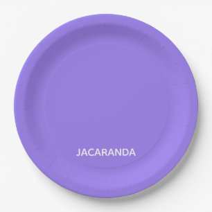 Assiettes En Carton Jacaranda purple color