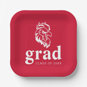 Assiettes En Carton Jacksonville State University Gamecocks Red Eagle