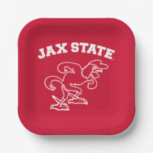 Assiettes En Carton Jacksonville State University JAX State Gamecocks