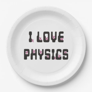 Assiettes En Carton J'aime la physique