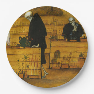 Assiettes En Carton Jardin de la mort (par Hugo Simberg)