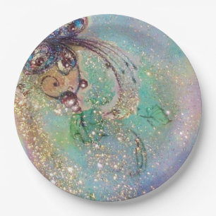 ASSIETTES EN CARTON JARDIN DES OMBRES PERDUES MAGIQUE BUTTERFLY PLANTE