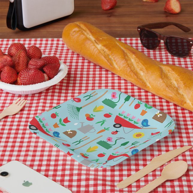 Assiettes En Carton Jardinage (Créateur téléchargé)