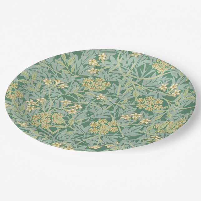 Assiettes En Carton Jasmine par William Morris (Angle)
